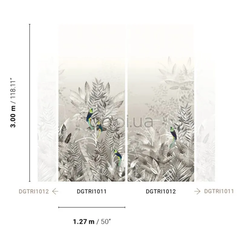 Шпалери Khroma Wall Designs II DGTRI1012
